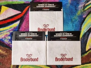 Where in time is Carmen SanDiego for IBM/Tandy - 5.25" Disk Set Of 3 - Picture 1 of 2