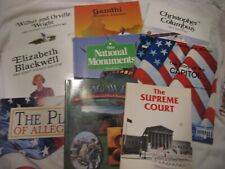 LOT OF HISTORY RELATED BOOKS-PLEDGE OF ALLEGIANCE-SUPREME COURT-FAMOUS PEOPLE