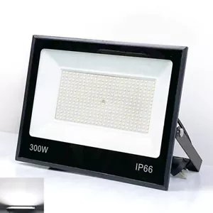 300W LED Floodlights Cool White IP66 Security Light AU Plug Outdoor Flood Lights - Picture 1 of 12