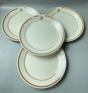 Placas de ensalada 20th CENTURY FOX Film Corporation Syracuse China 7 1/4" Lote de 4 - Imagen 1 de 6