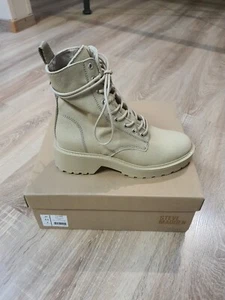 Steve Madden Stiefeletten Tornado Damen Beige Canvas Gr. 37 - NEU + OVP  149,99€ - Bild 1 von 4