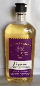 Bath & Body Works Aromatherapy PASSION TUBEROSE YLANG YLANG Body Wash Foam Bath - Picture 1 of 3