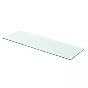 vidaXL Shelf Panel Glass Clear 31.5"x9.8", 243835 - Picture 1 of 2