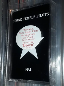 ORIGINAL STONE TEMPLE PILOTS NO 4 CASSETTE TAPE USA HYPE STICKER STILL SEALED - Picture 1 of 4