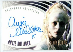 FARSCAPE 2004 THROUGH THE WORMHOLE A54 Angie Milliken as Volmae AUTOGRAPH