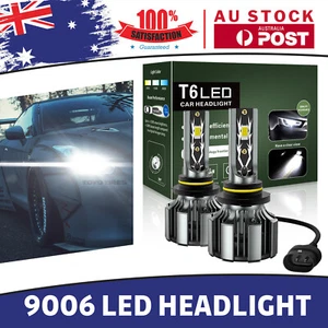 7200LM 9006 HB4 LED Fog Light Bulbs Kit Daytime Driving Lamp White 6000K - Picture 1 of 19