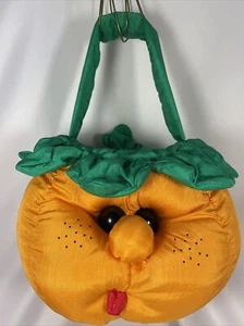 Plush Pumpkin Candy Jack O Lantern Halloween Plush Vintage Dayton Hudson puffy - Picture 1 of 12