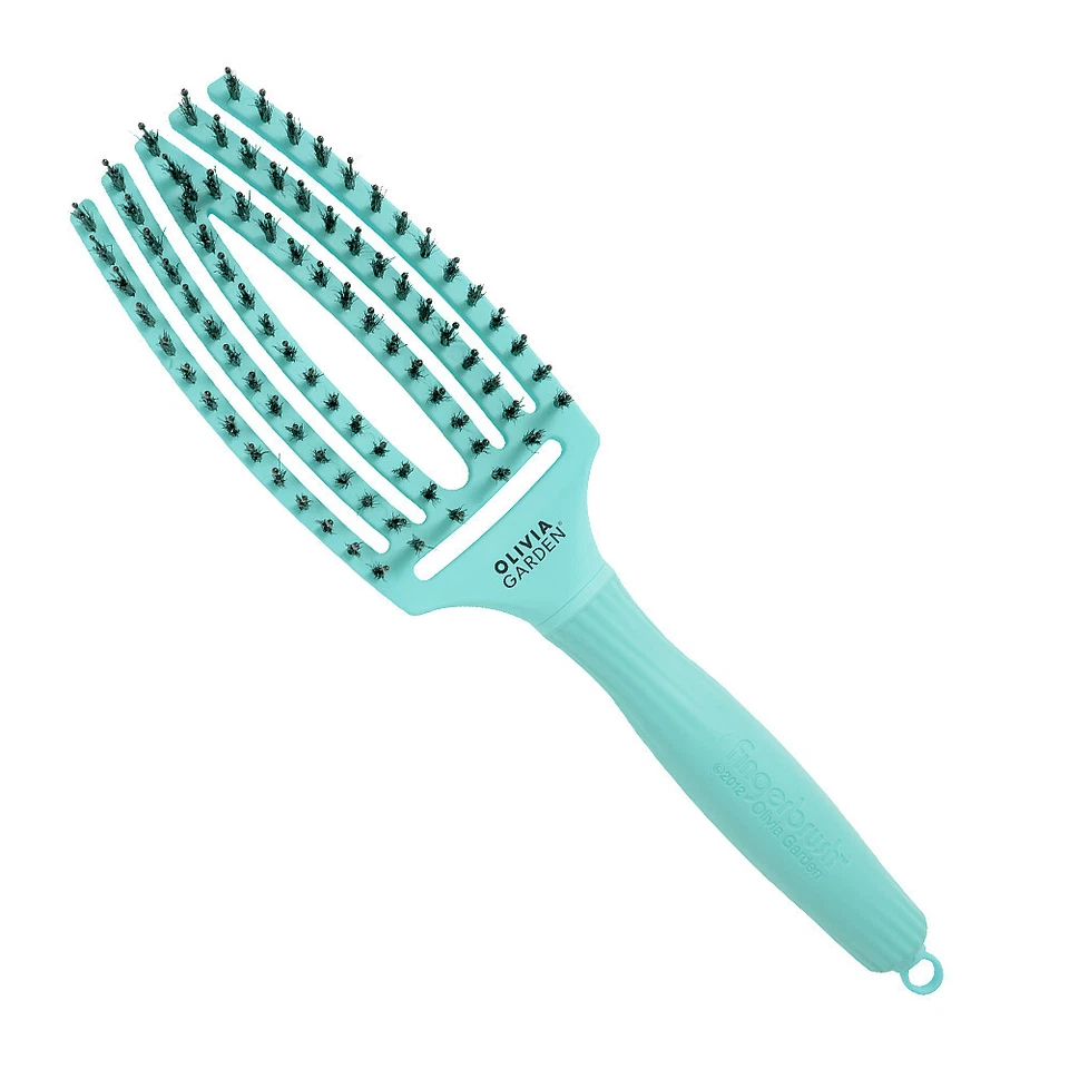 Olivia Garden Haarbürste Fingerbrush "Mint" mit Wildschweinborsten - Bild 1 von 1