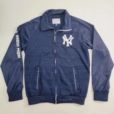 G-III Sports Carl Banks Mens Sz M Track Jacket MLB New York Yankees Stitched EUC - Image 1 of 4