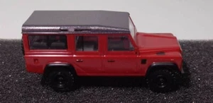Busch H0 50353 Land Rover Defender "Metallica" rosso NUOVO & IMBALLO ORIGINALE - Foto 1 di 6