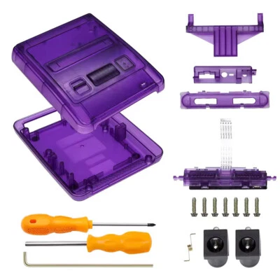 Replacement Casing / Shell / Case Nintendo Snes Console - Transparent Purple - Image 1 of 4