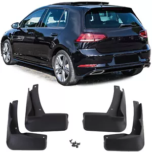 Für VW Golf 7 Facelift 17-21 mit R-line Schmutzfänger Spritzlappen VORNE HINTEN - Picture 1 of 3