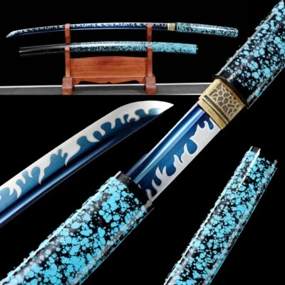 Cuchillo de batalla funcional Katana samurai espada japonesa de acero al carbono VerySharp 1095 Foto 1 de 4