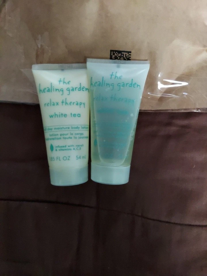 The Healing Garden Therapy White Tea Moisture Body Lotion & Wash 1.85 Oz Travel - Image 1 of 1