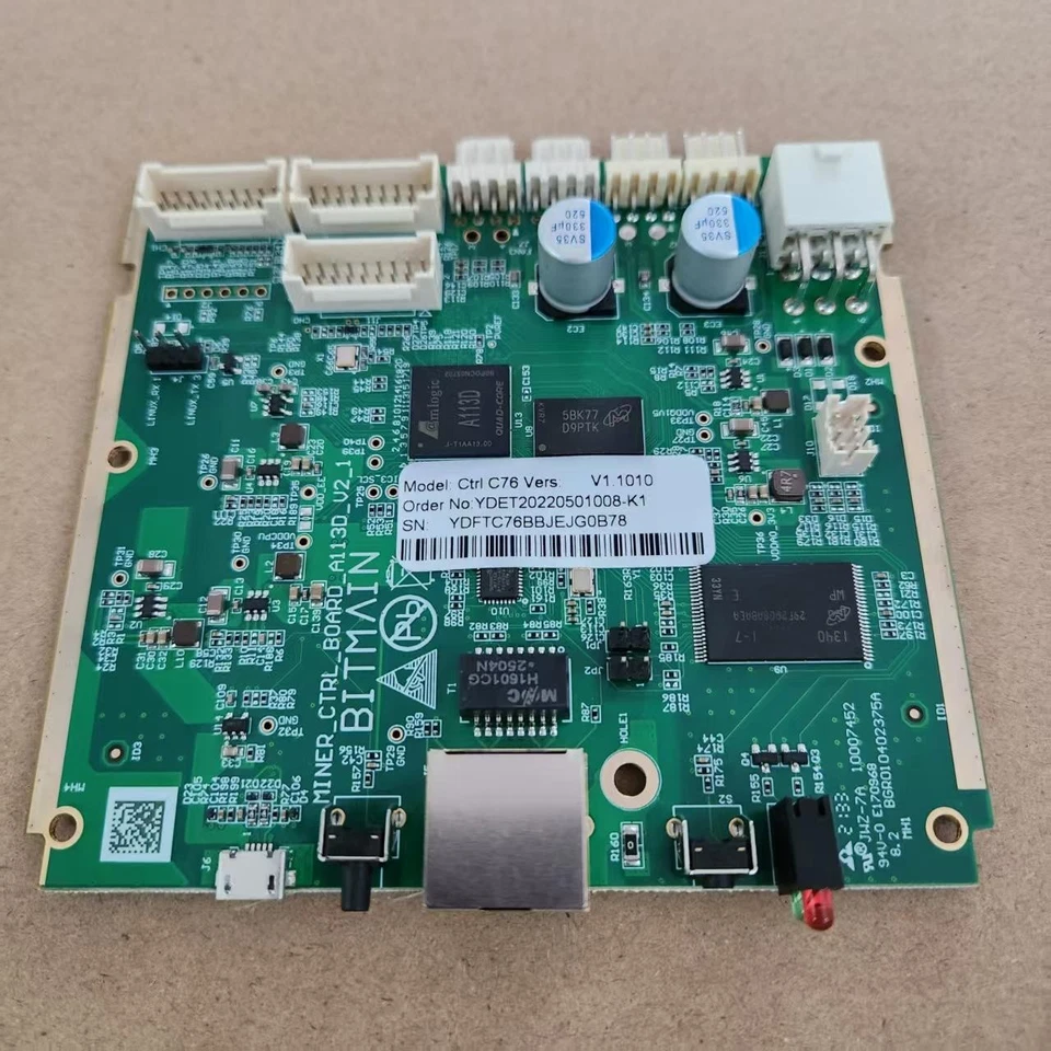 C76 A113D Control Board FOR Bitmain Antminer S19 Pro / S19j /S19j Pro / S19 XP - Image 1 of 4
