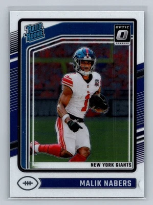 Malik Nabers 2024 Donruss Optic #271 Rookie New York Giants - Image 1 of 2