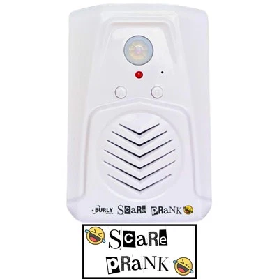 BURLY EFFECTS Scare Prank - Motion Activated Sound Player with Loud Speaker - Choose Over 3...