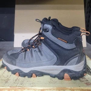 SZ 10 Men's Skechers Pine Trail Gotera Hiking Boots Comfortable! 204240 CASUAL - Picture 1 of 23