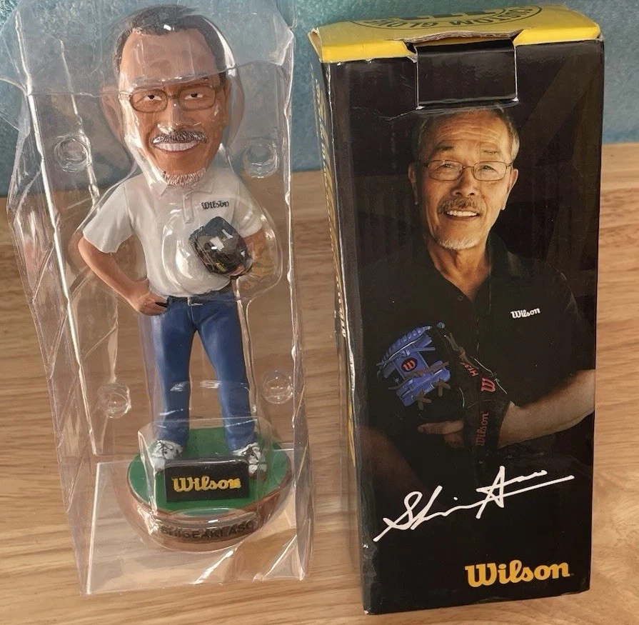 2015 Shigeaki Aso, Limited/Collectors Edition Bobble Head, Wilson Glove Master! - Image 1 of 4