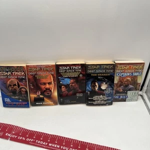Lot Of 5 Star Trek Deep Space Nine Books Graf Garland Sisko Carey - Picture 1 of 8