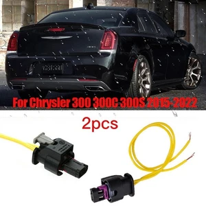 Front/Rear Side Marker Light x2 Pigtail Connector Wires For 15-2022 Chrysler 300 - Picture 1 of 6