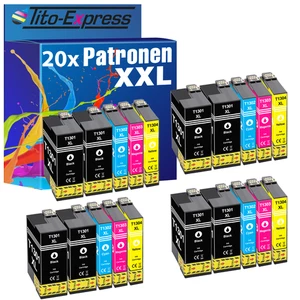 Patronen für Epson T1301 -T1304 Stylus Office SX535WD BX525WD WF-3520DWF WF-7525 - Bild 1 von 21