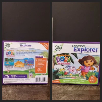 Leapster Explorer Dora The Explorer, Dora's World Wide Adventures 4-7 Age - Image 1 of 3