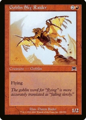 X 1 Goblin Skyraider NM-M Onslaught 208 MTG Magic the Gathering - Image 1 of 2