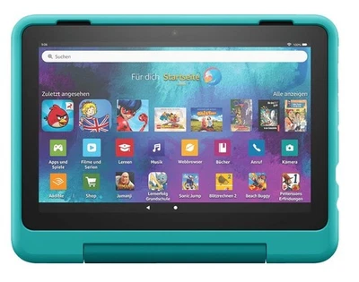 AMAZON Fire HD 8 Kids Pro Tablet 32GB 12 Gen. 2024 Blaugrün grün NEU OVP - Bild 1 von 4