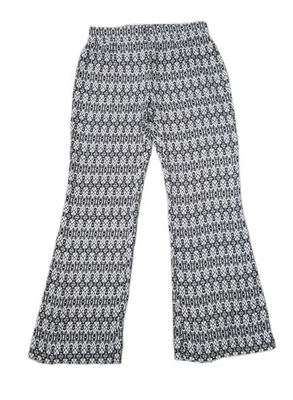 Pantalones Benbasset grandes acampanados estampados cintura elástica Foto 1 de 4