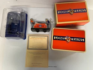 SCHYLLING LIONEL TRAIN 100th ANNIVERSARY Windup Metal Handcar+Key+Tin Case+COA - Bild 1 von 19