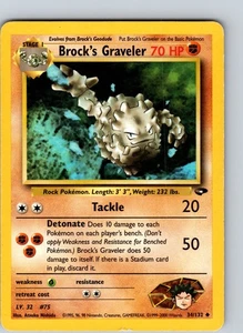 Brock's Graveler 34/132 2000 Gym Challenge Unlimited Uncommon - Picture 1 of 3