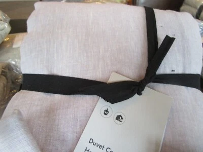 West Elm European full queen Linen + 1 euro sham lilac melange New w tags - Image 1 of 2