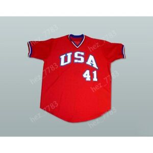 MARK MCGWIRE USA TEAM 41 BASEBALL JERSEY NEW ANY SIZE OR PLAYER TOP Stitched