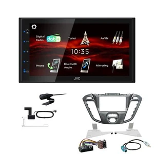 JVC Bluetooth Autoradio für Ford Tourneo Transit Custom Nebula anthrazit - Bild 1 von 5