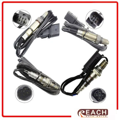 4pcs Oxygen O2 Sensor Upstream & Downstream For 2004 2005 2006 BMW X5 4.4L 4.8L - Image 1 of 4