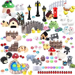 123 Pcs Fairy Garden Accessories, Fairy Garden Accessories Outdoor, Miniature... - Picture 1 of 6