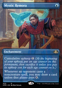 Mystic Remora (FOIL) Borderless Dominaria Remastered Rare MTG - Bild 1 von 1