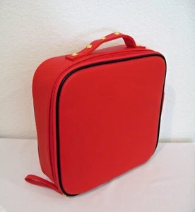 Elizabeth Arden Carrying Case Cosmetics Toiletries Red Travel Makeup Case/Bag - Picture 1 of 4