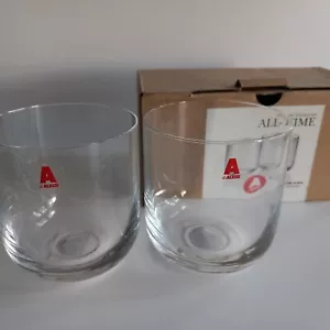 Italy Alessi Trinkbecher Paar Glas All Time Venturini Design NEU Italian - Bild 1 von 10