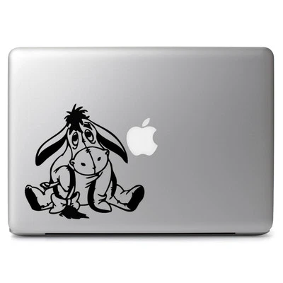 Eeyore Holding Tail for Macbook Air Pro Laptop Car Window Bumper Decal Sticker - Image 1 of 4