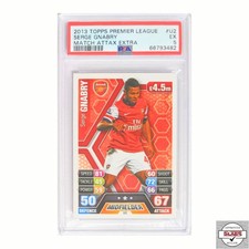 PSA 5 Serge Gnabry 2013-14 Topps Match Attax U2 Rookie Rc 2013 TRUE ROOKIE