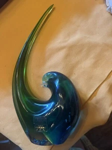 Rare LargeVintage Murano Oggetti Dove 11" Art Glass Hand Blown Heavy 3 lbs 11 oz - Picture 1 of 9