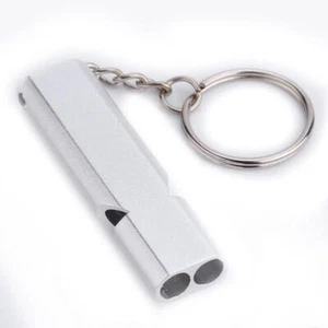 1PC Metal Survival Whistle Super Loud 120dB Emergency Distress Whistle, Hiking - Picture 1 of 3
