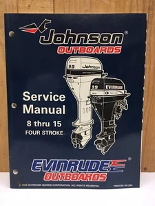 1995 Evinrude Johnson "ED" 8 THRU 15 Four Stroke Outboard Service Manual #507121 - Bild 1 von 11