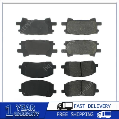 Juego de 2 pastillas de freno metálicas delanteras + traseras centradas para Toyota Highlander 2004 Foto 1 de 4