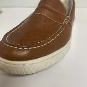 G. H. Bass & Co. Monte Men's Brown Leather Sneakers Penny Loafers Size 9.5 M - Picture 1 of 19