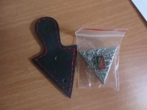 French Foreign Legion 2º REP-badge + leather - Picture 1 of 1