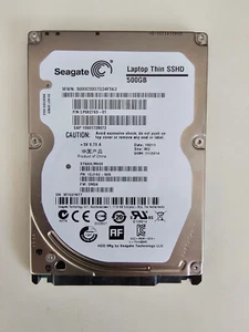 Seagate Laptop Thin SSHD 500GB ST500LM000 5400RPM 2,5" Intern Hybrid-Festplatte - Bild 1 von 2