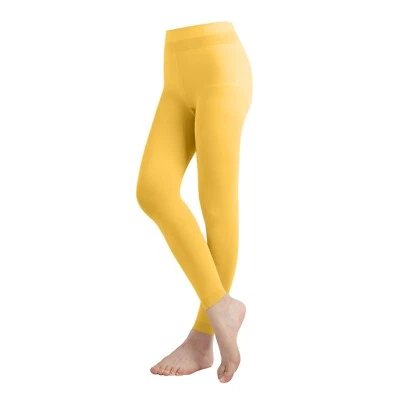 EMEM Apparel Girls' Solid Colored Microfiber Opaque Footless Tights - Image 1 of 4